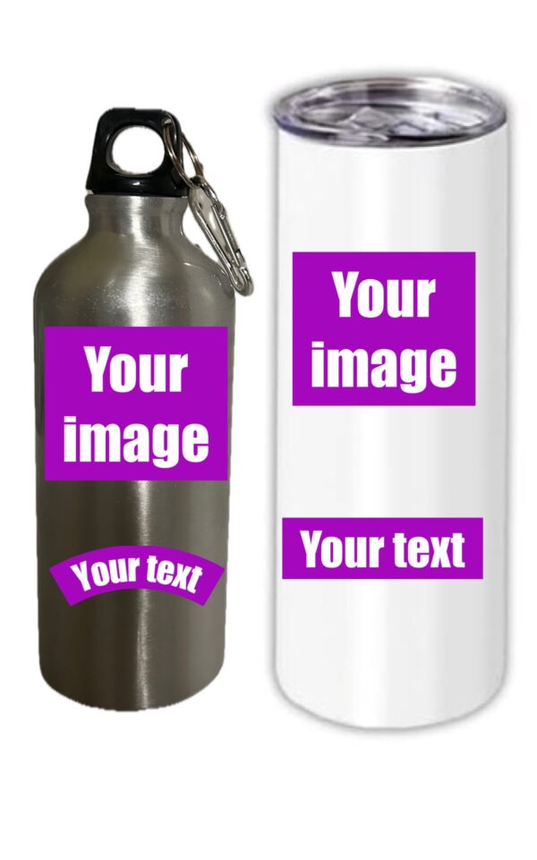 Customized Two-Piece Water bottle and Tumbler set