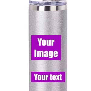 Customized 20 oz. Glitter Tumbler