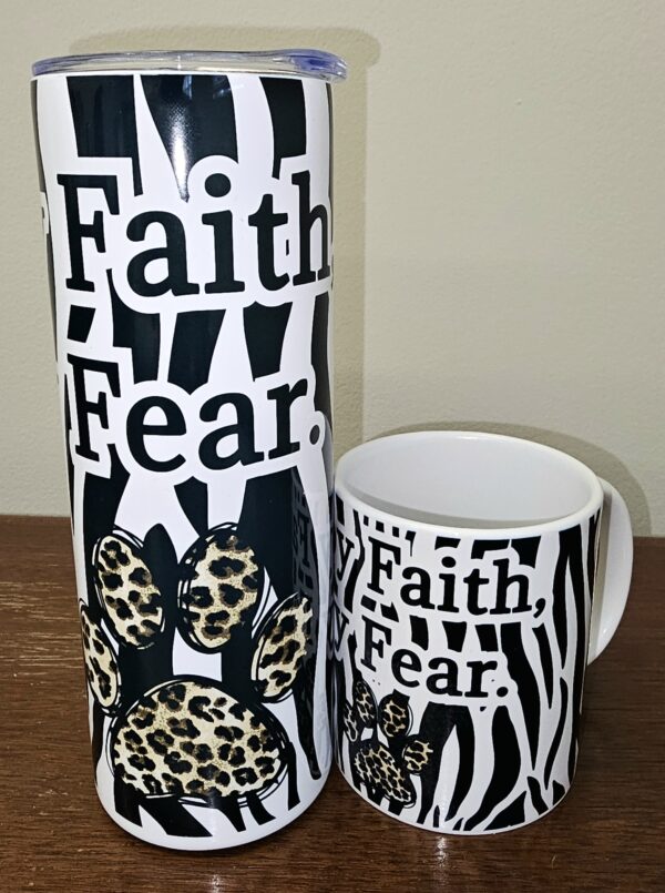 Spiritual words 20 oz. tumbler and 11 oz. coffee mug set-multiple options available - Image 4