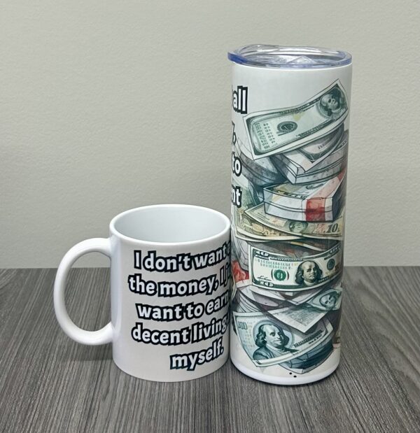 20 oz. tumbler and 11 oz. coffee mug set-multiple design options available - Image 6