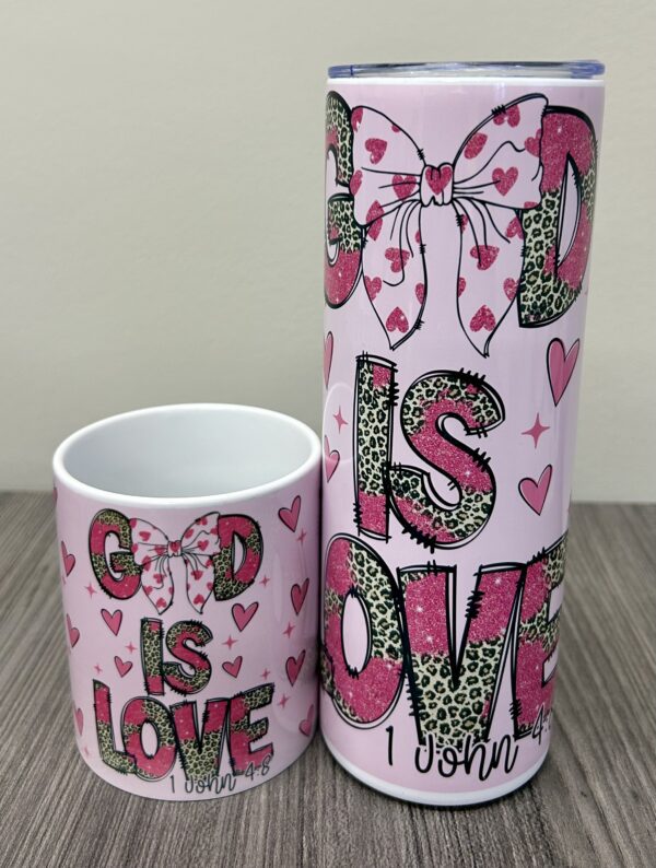 Spiritual words 20 oz. tumbler and 11 oz. coffee mug set-multiple options available - Image 5