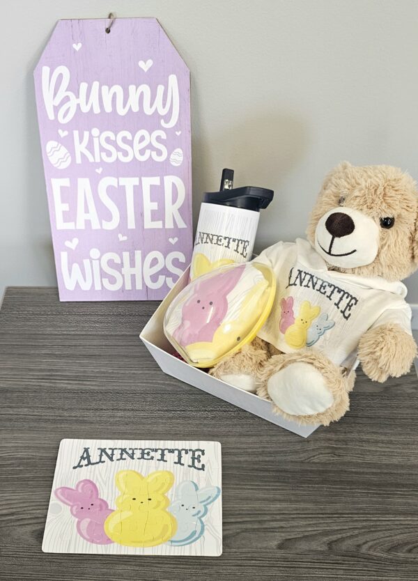 Customized Easter baskets for kids 5 and older starting at $48.99