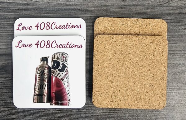 Customized Four-piece Coaster set - Image 2