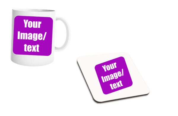 Customized 11 oz. Coffee Mug and Coaster set